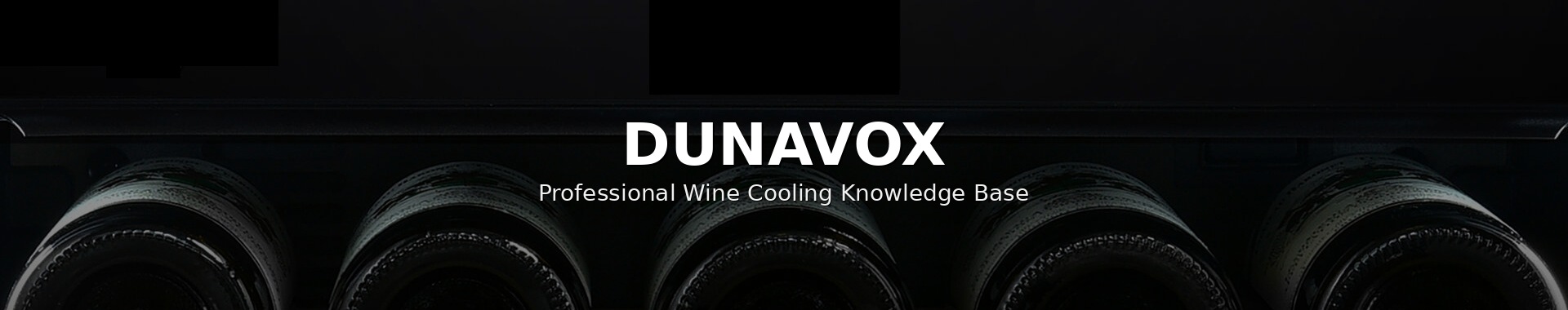 حلول Dunavox الاحترافية لتبريد النبيذ — أجهزة تبريد نبيذ مدمجة بالكامل ومتكاملة تمامًا